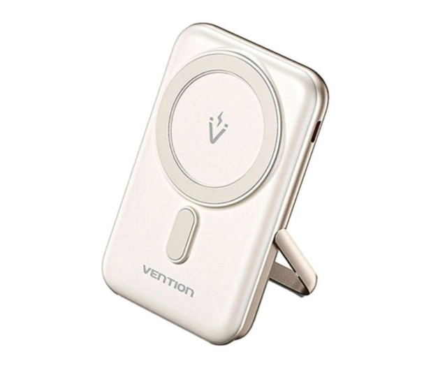 Vention Bezprzewodowy magnetyczny powerbank 20W PD 10000 mAh biały - 1543374 - zdjęcie